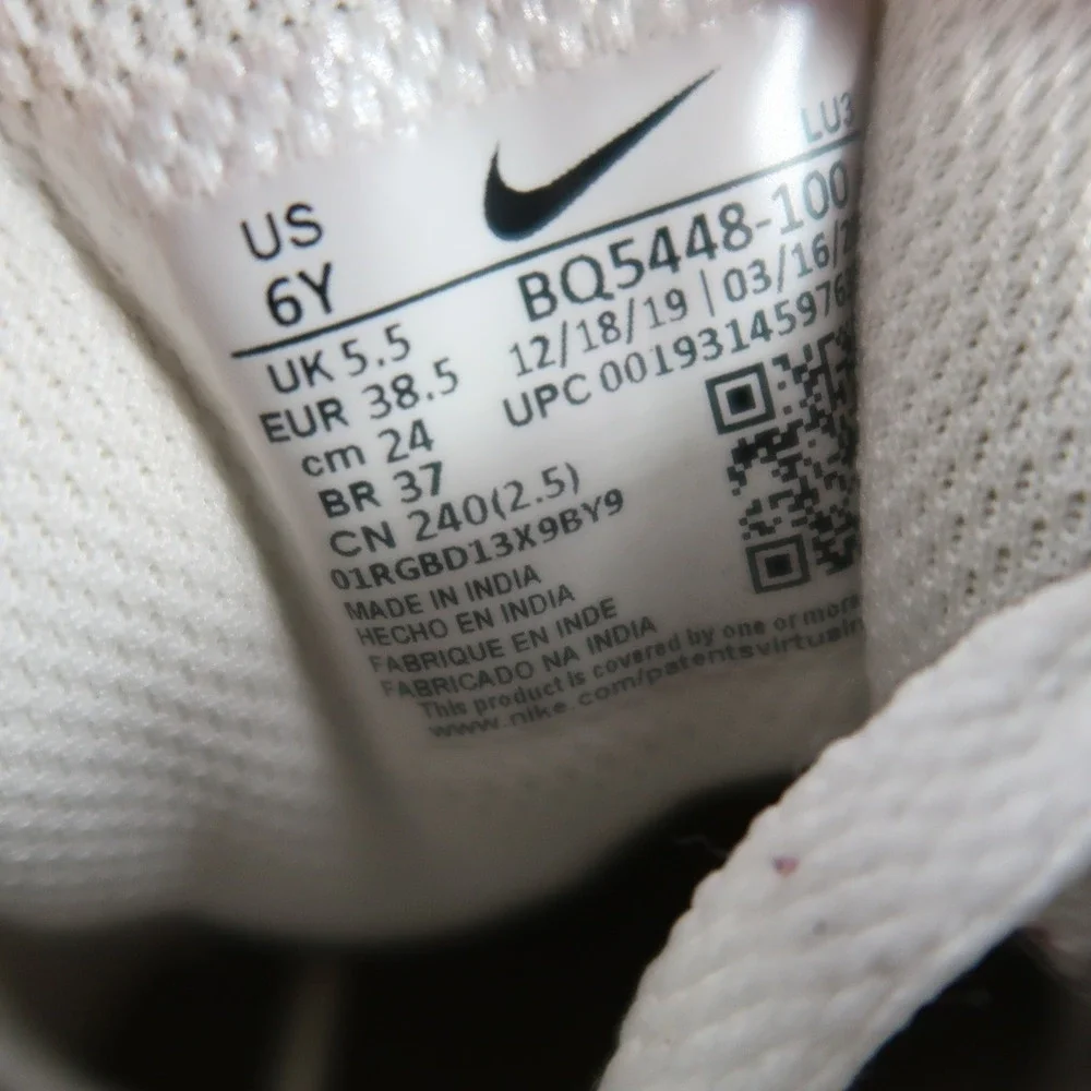 Nike Shoes Big Kids 6Y Court Borough Low Sneakers Casual Active School White